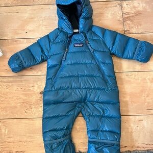 Patagonia Teal Infant Snowsuit